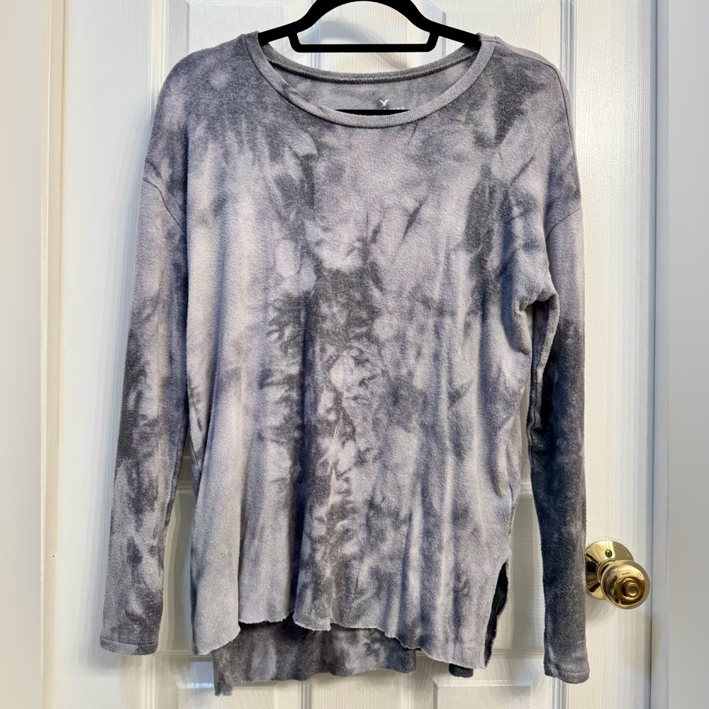 AE Soft & Sexy Plush Tie Dye Long Sleeve - Picture 2 of 4